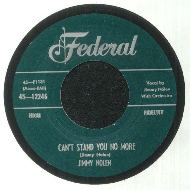 Nolen ,Jimmy - Can't Stand You No More + 1